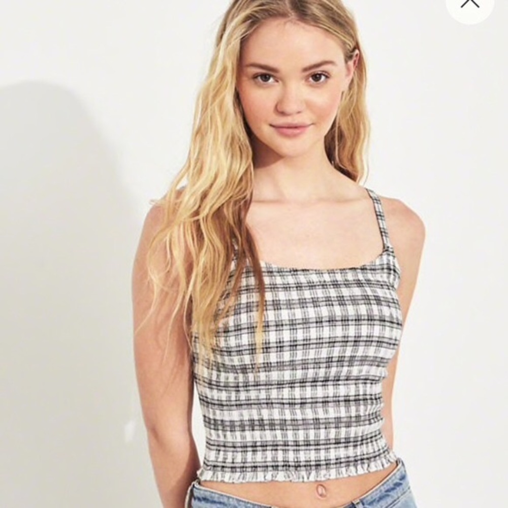 Hollister smocked cami